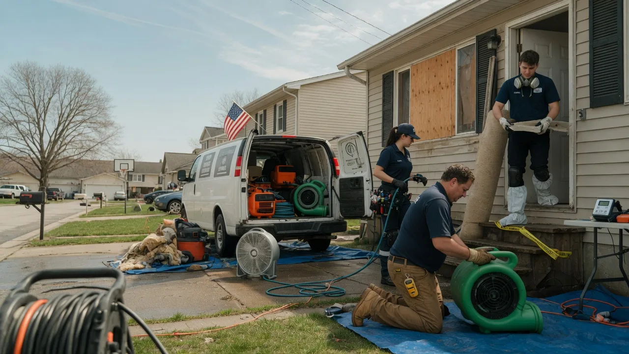 Water Damage Restoration in Delaware near me